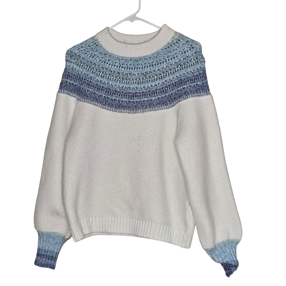 Women's Sweater Size S Cozy Cottagecore Soft Girl Capsule Minimalist Coastal